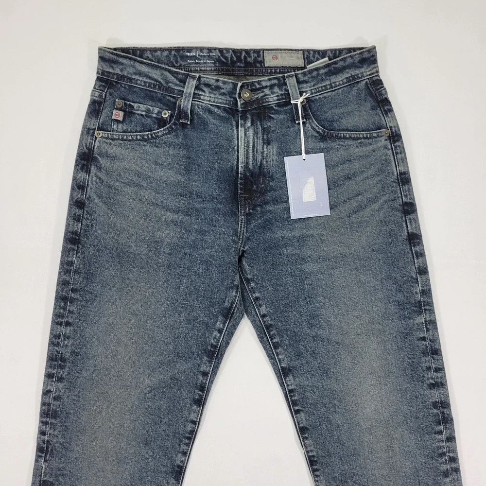 Adriano Goldschmied Men's Denim‎ Jeans TELLIS Modern Slim 360 Denim 33x34 NEW